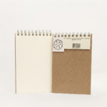 Sketchbook 13,3 x 19,5 cm Capa Kraft com folhas Pólem