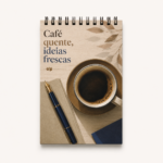 Bloco de Anotações Café