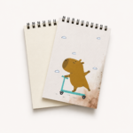 Bloco de Anotações Capivara Patinete