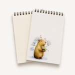 Bloco de Anotações Capivara Flores