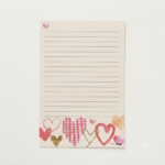 Papel de Carta Corações