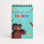 Bloco de Anotações Ama Ensinar