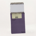 Sketchbook 13,3 x 19,5 cm Capa Lilás com folhas Sulfite