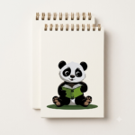 Bloco de Anotações Panda