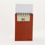 Sketchbook 13,3 x 19,5 cm Capa Vermelho com folhas Sulfite