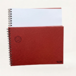 Caderno de Artes Vermelho / Sulfite 150g